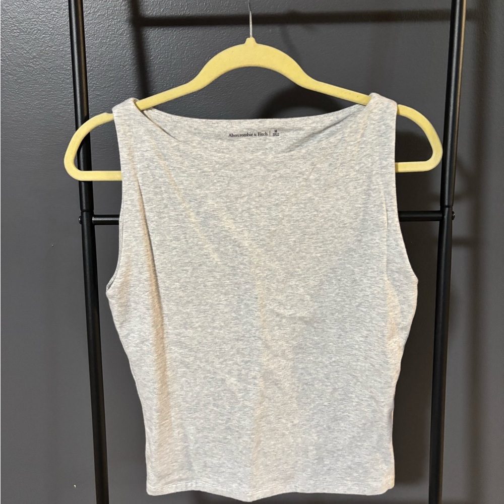 Abercrombie & Fitch Light Gray Tank Top